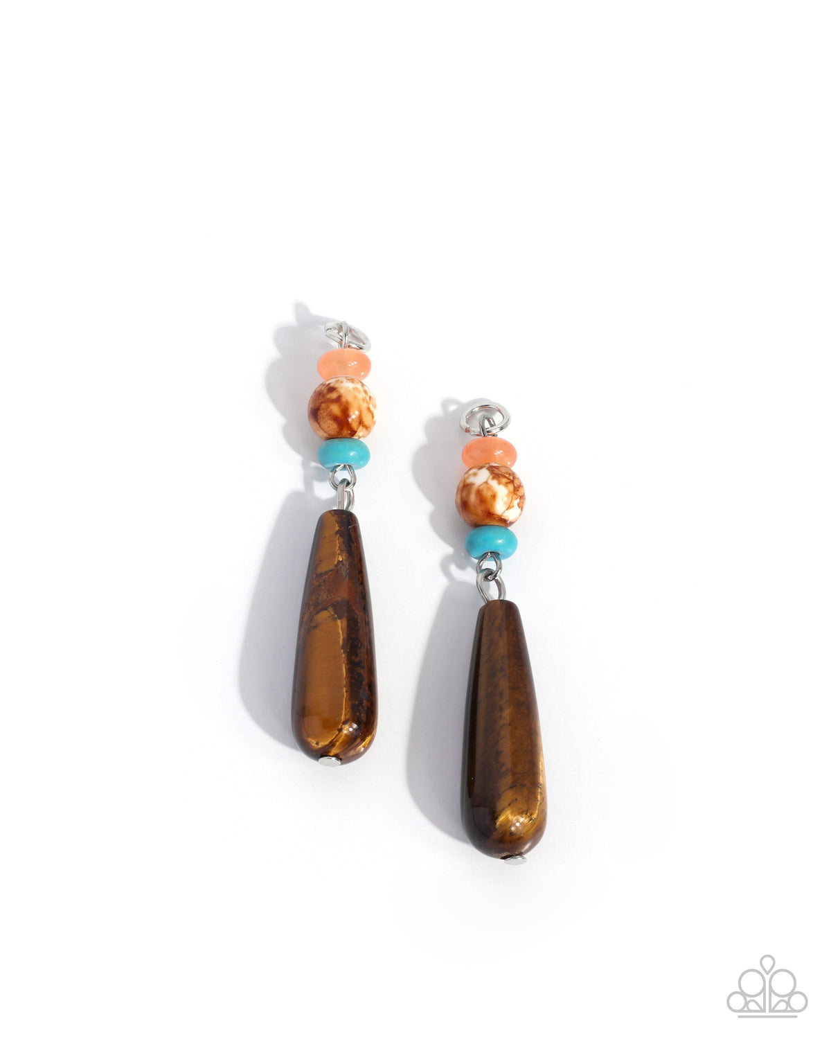 Changeable Convention Earrings - Multi | Paparazzi Accessories image 2