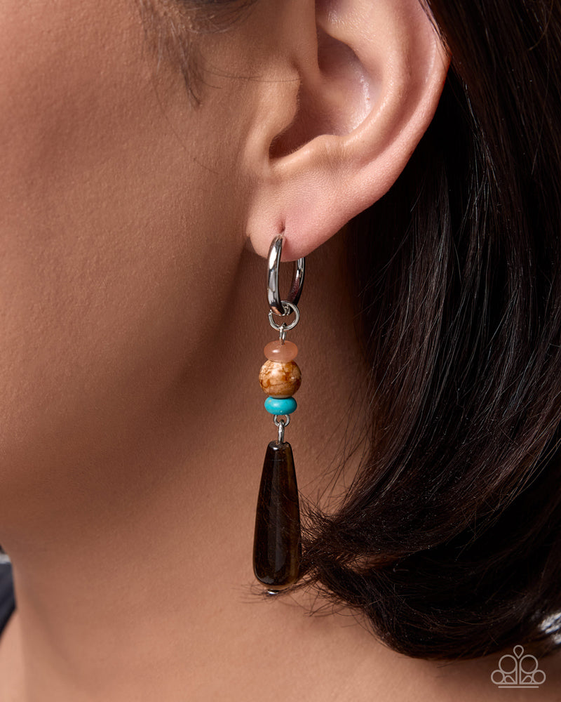Changeable Convention Earrings - Multi | Paparazzi Accessories