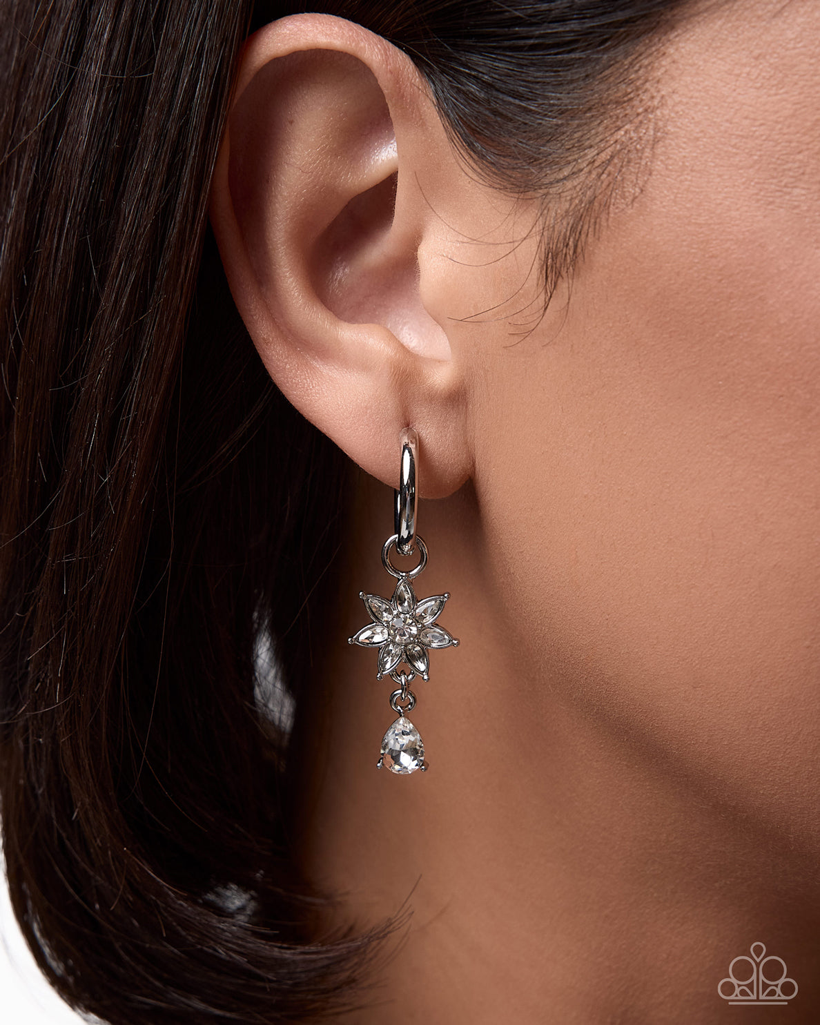 Pursuing Polish Earrings - White | Paparazzi Accessories