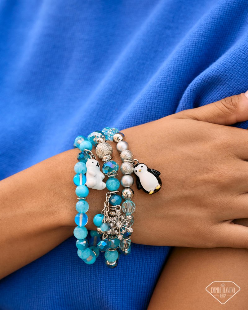 Icebound Beauty Bracelet - Blue | Paparazzi Accessories image 4