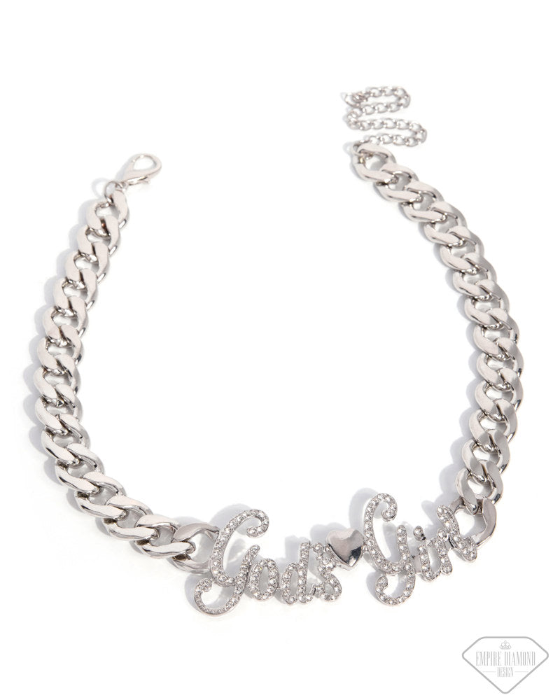 Shimmery Self-Worth - White | Paparazzi Accessories