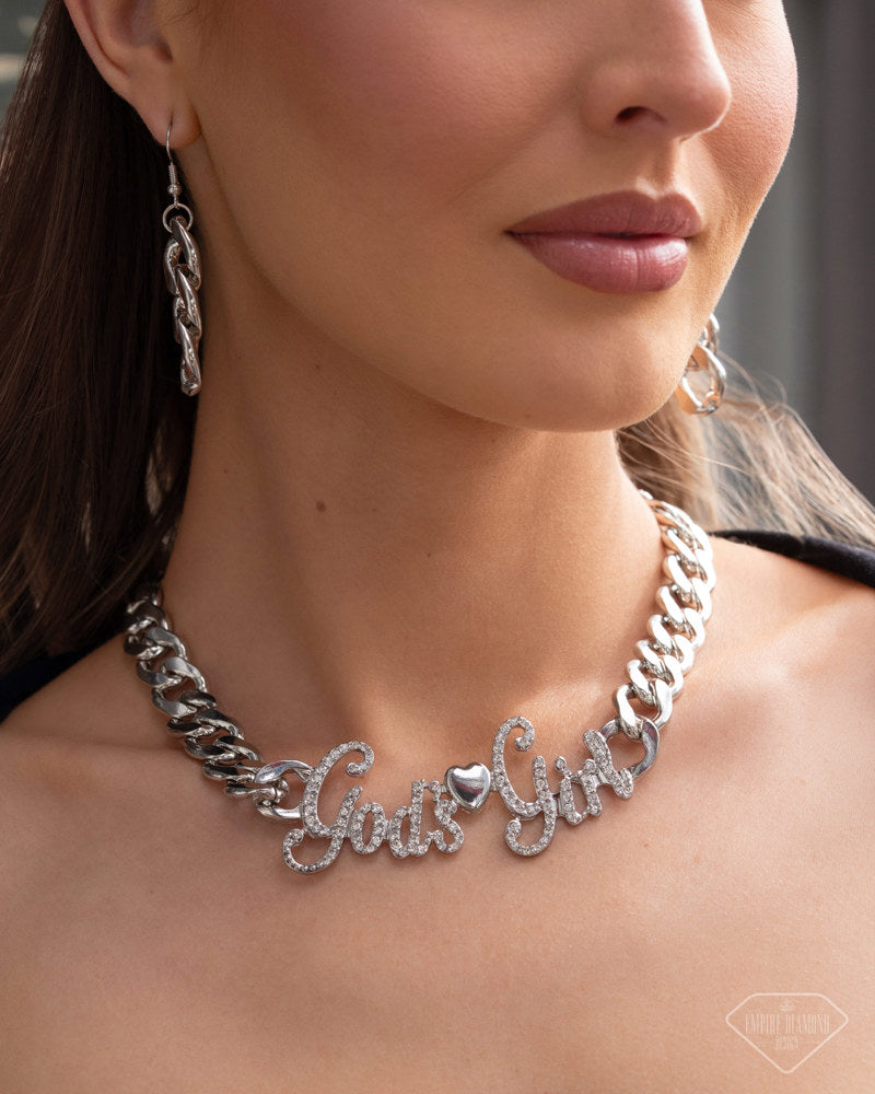 Shimmery Self-Worth - White | Paparazzi Accessories
