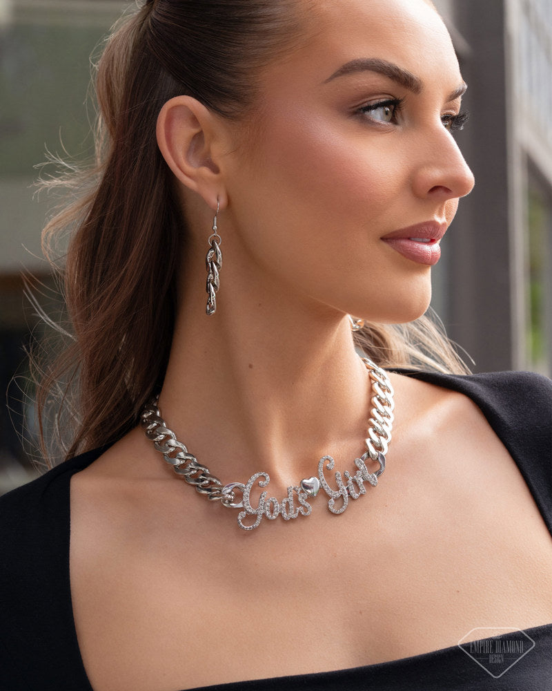 Shimmery Self-Worth - White | Paparazzi Accessories