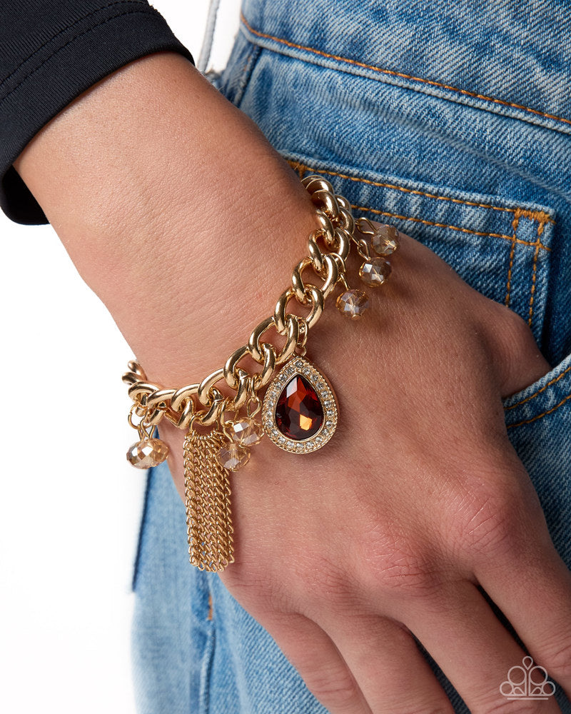 Requisite Radiance Bracelet - Brown | Paparazzi Accessories