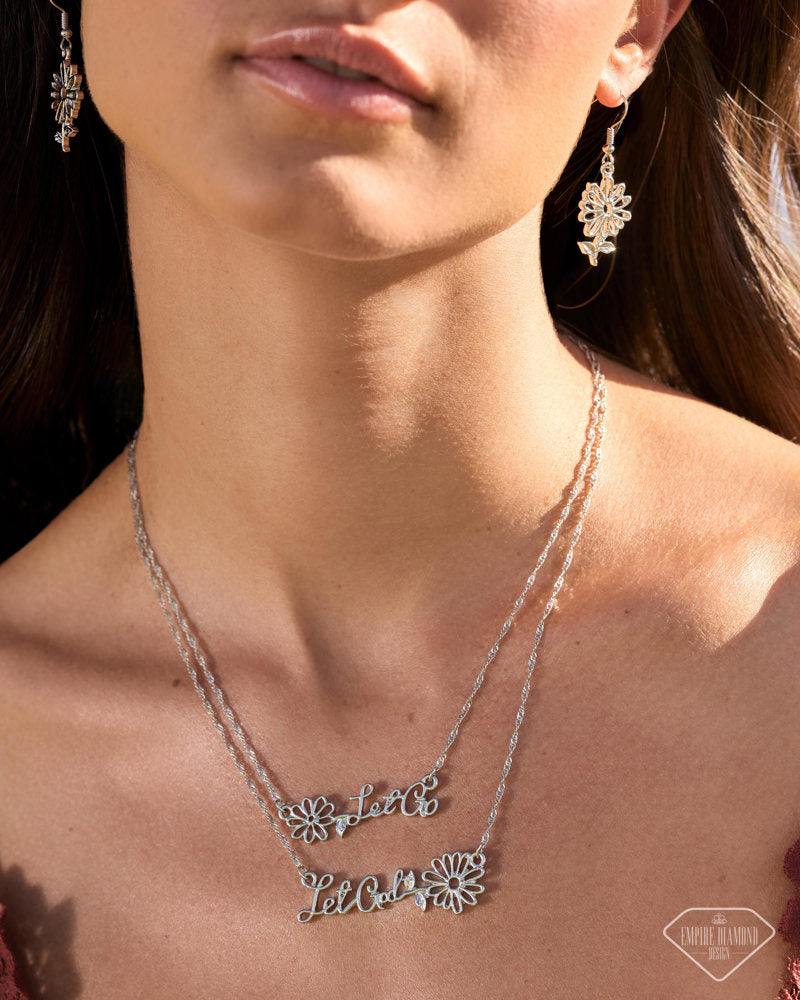 Guided by Grace Necklace - Silver | Paparazzi Accessories image 3