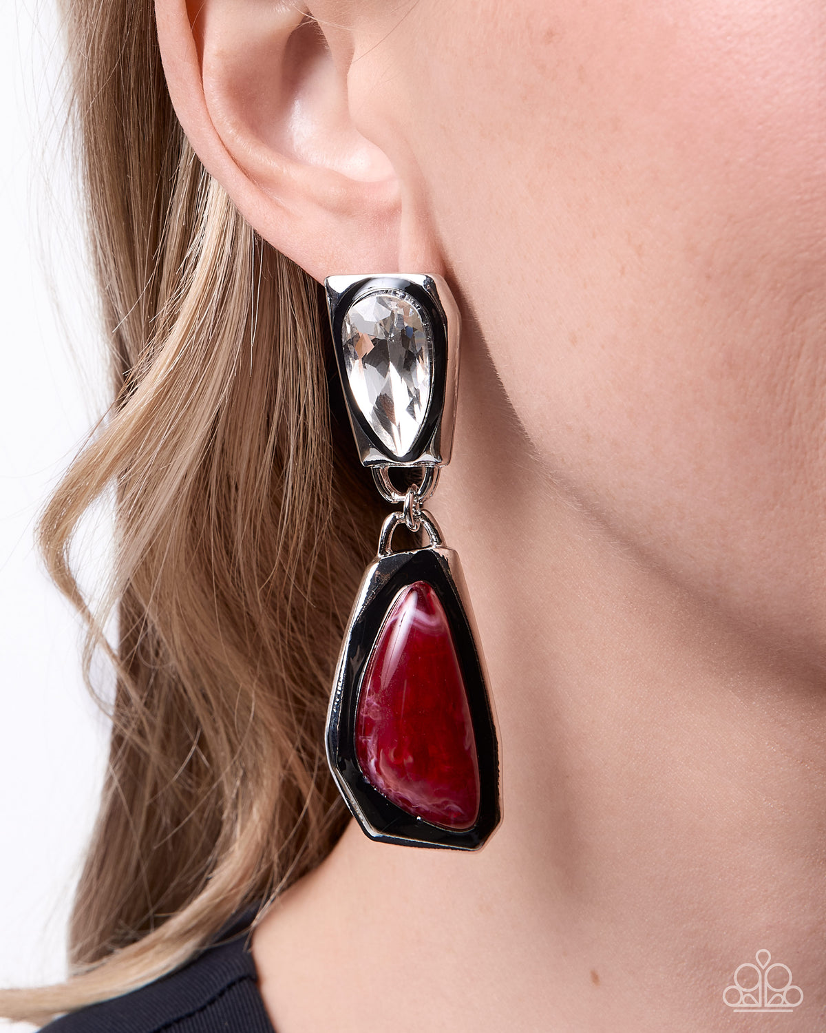 Painted Passion Earrings - Red | Paparazzi Accessories
