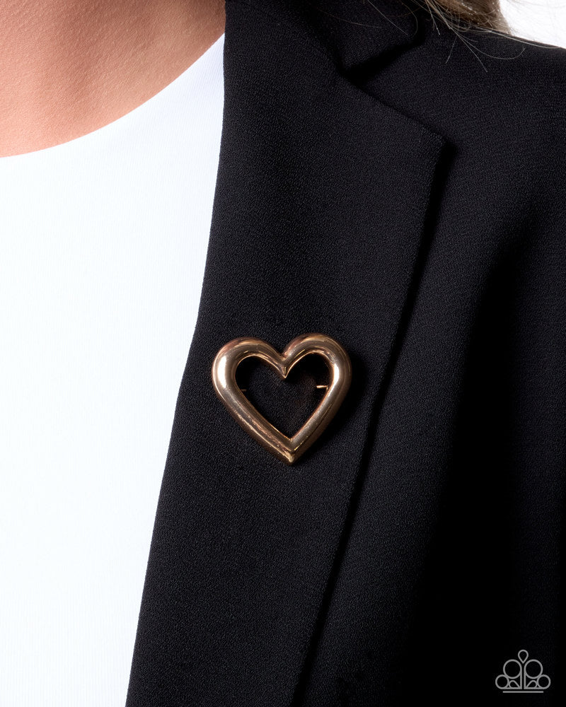 Loveable Luxury Hair Accessory - Gold | Paparazzi Accessories