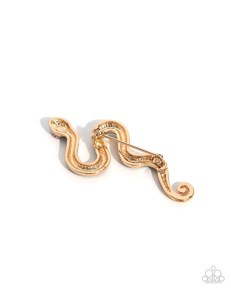 Slither Season Hair Accessory - Green | Paparazzi Accessories image 3