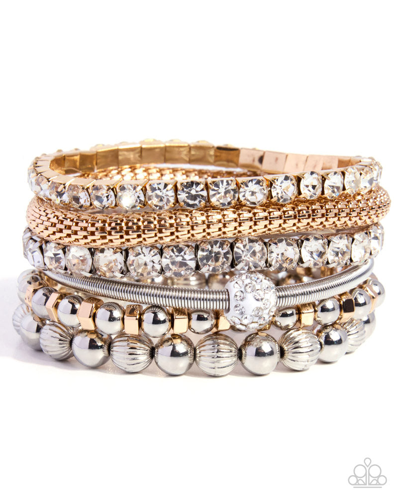Festive Fashion Bracelet - Multi | Paparazzi Accessories image 2