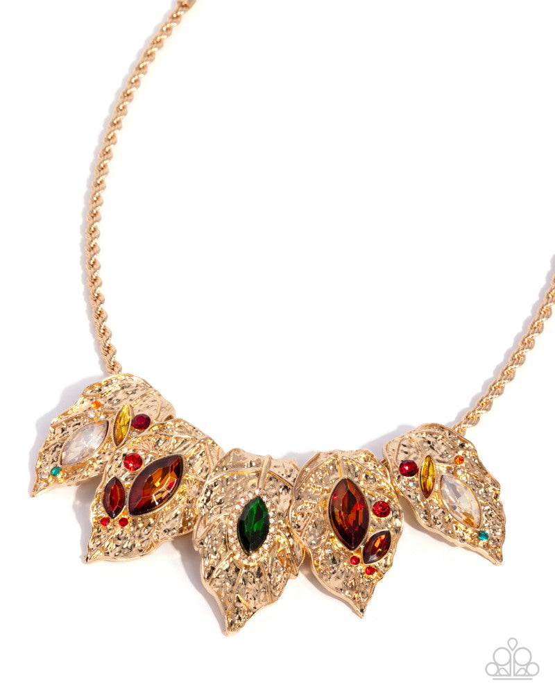 Autumnal Riot Necklace - Multi | Paparazzi Accessories image 2