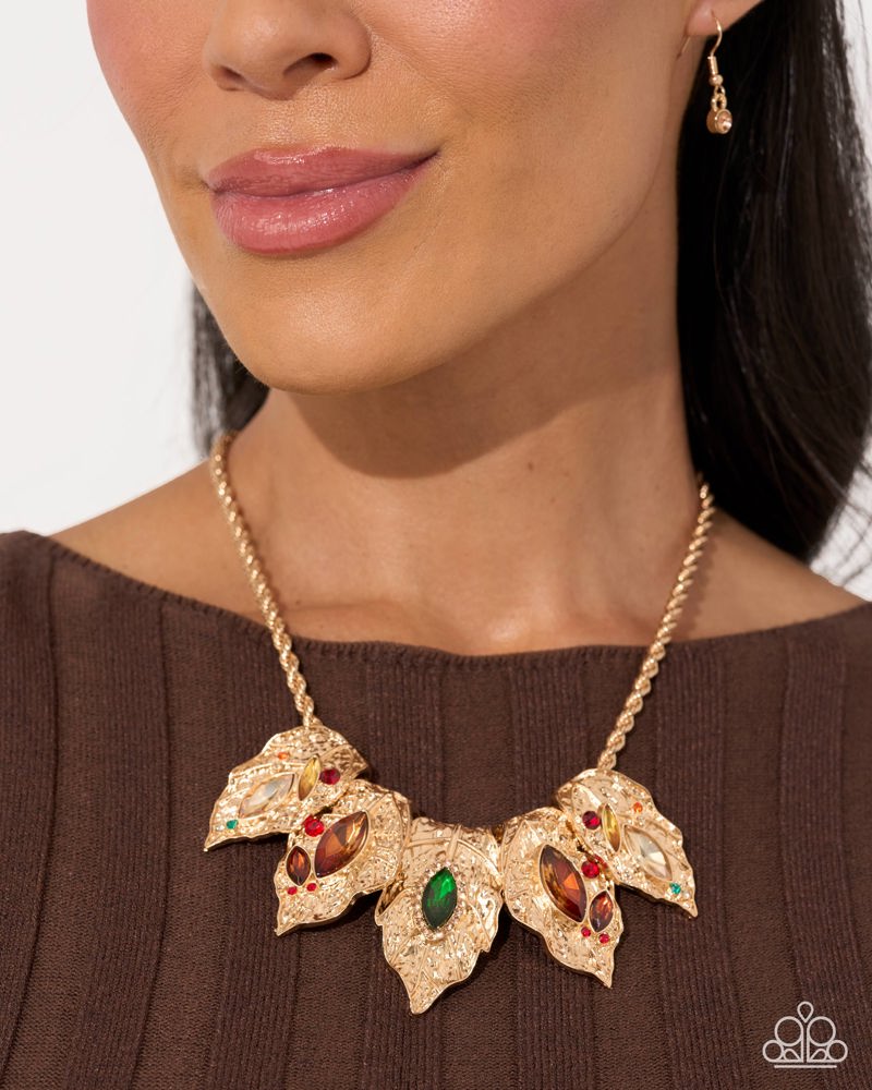 Autumnal Riot Necklace - Multi | Paparazzi Accessories image 3