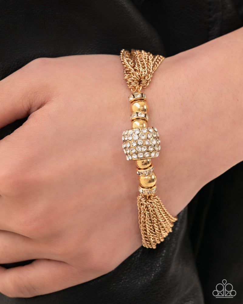 High-Handed Haute Bracelet - Gold | Paparazzi Accessories