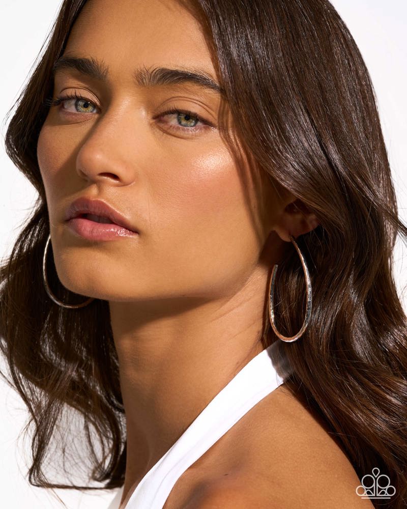 Tousled Twists Earrings - Silver | Paparazzi Accessories image 4