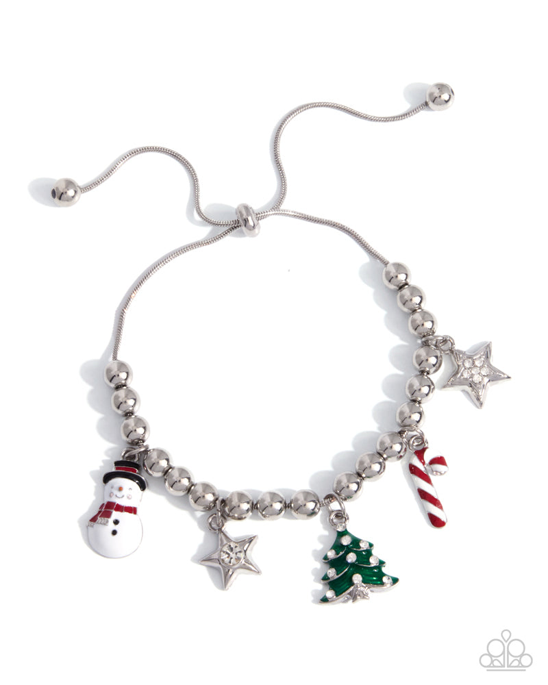 Christmas Morning Feeling Bracelet - Multi | Paparazzi Accessories image 2