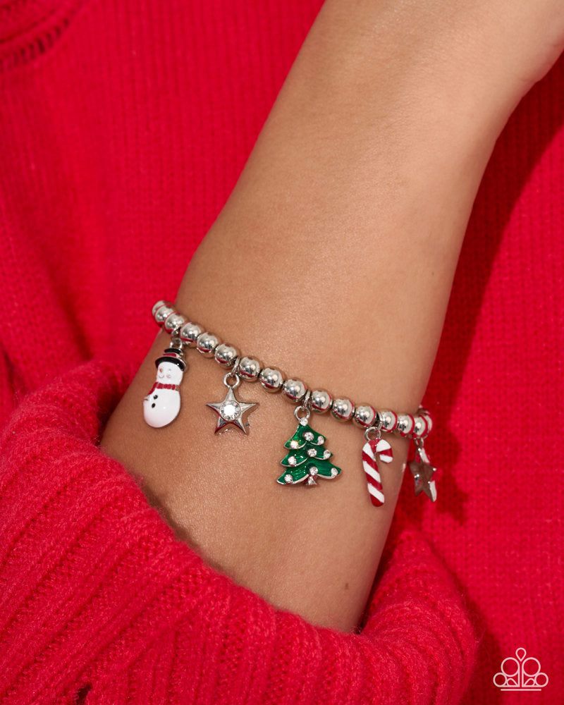 Christmas Morning Feeling Bracelet - Multi | Paparazzi Accessories image 3