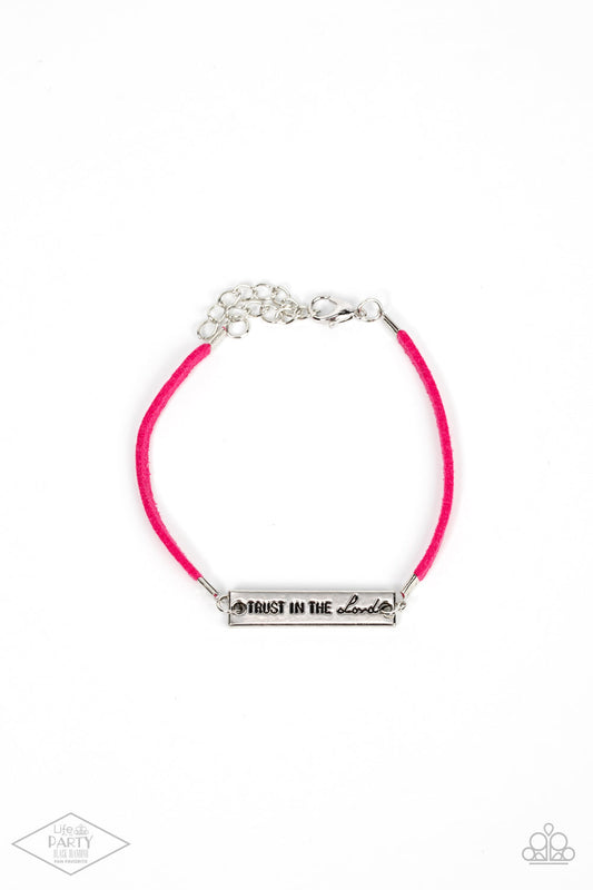 Paparazzi Have Faith - Pink Bracelet - Pusher P