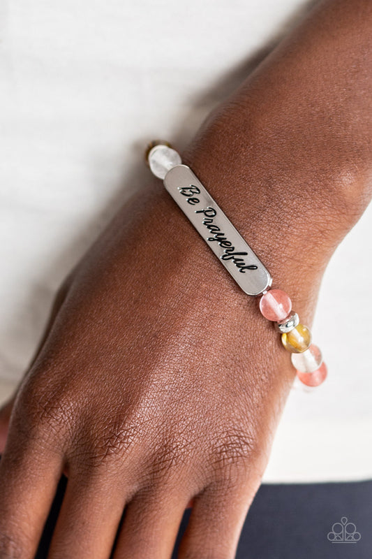 Paparazzi Be Prayerful - Multi Inspirational Bracelet - Pusher P