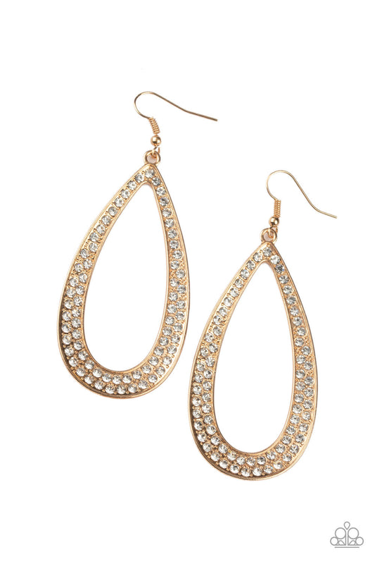 Paparazzi Diamond Distraction - Gold - Pusher P