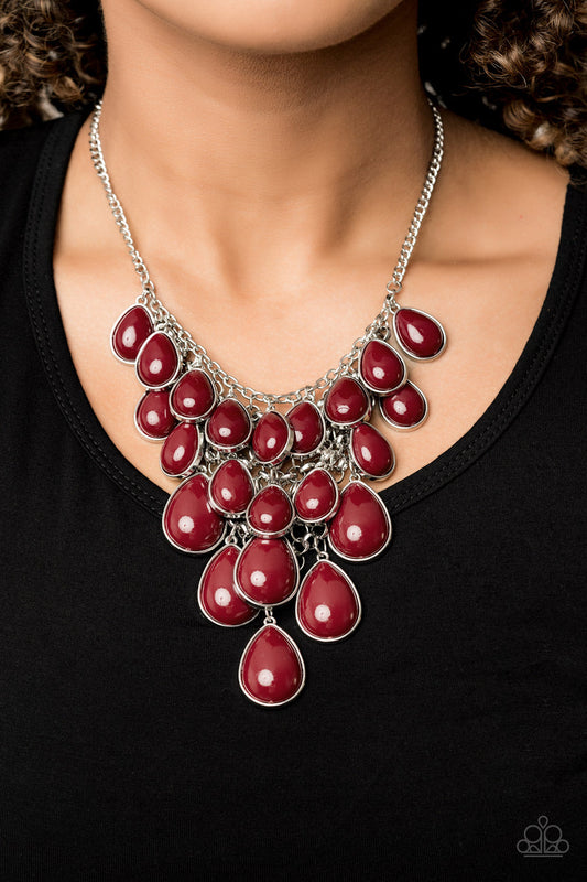 Paparazzi Shop Til You TEARDROP - Red