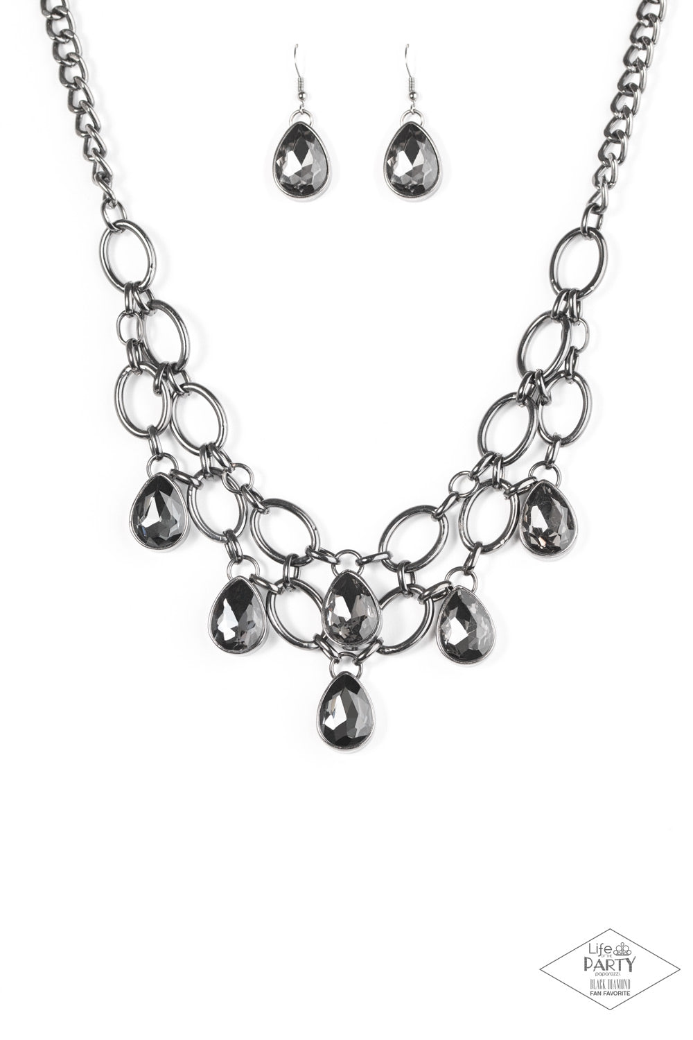 Paparazzi Show-Stopping Shimmer - Black - Pusher P