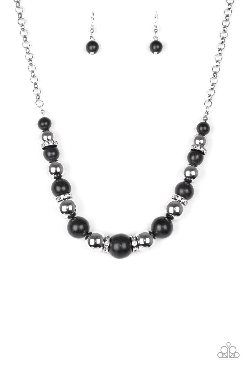 Paparazzi The Ruling Class - Black Necklace - Pusher P
