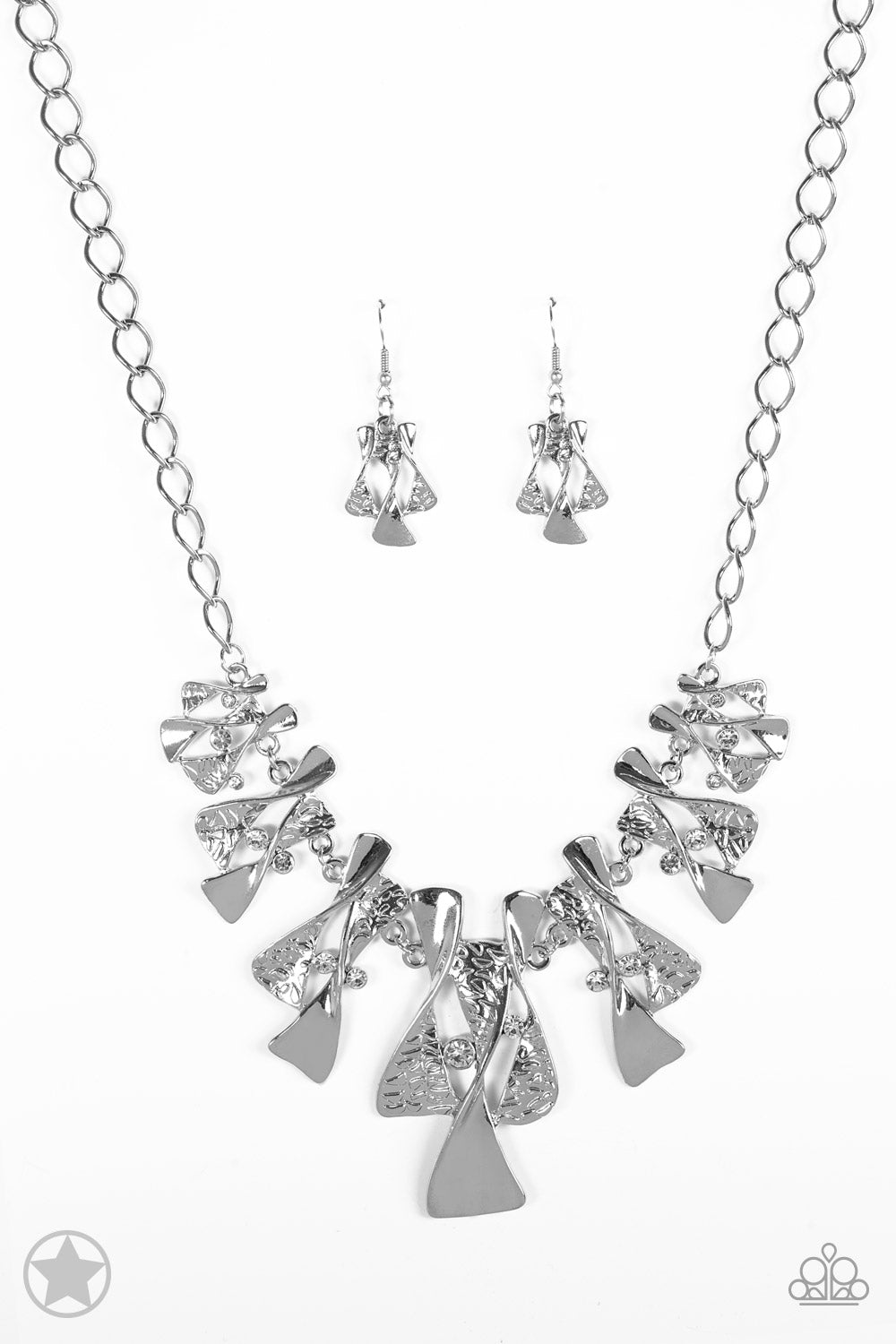 Paparazzi The Sands of Time Silver Necklace - Pusher P