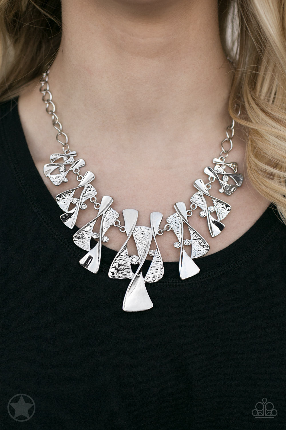 Paparazzi The Sands of Time Silver Necklace - Pusher P