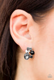 PAPARAZZI "LET ME GLOW!" - Black Earrings - Pusher P