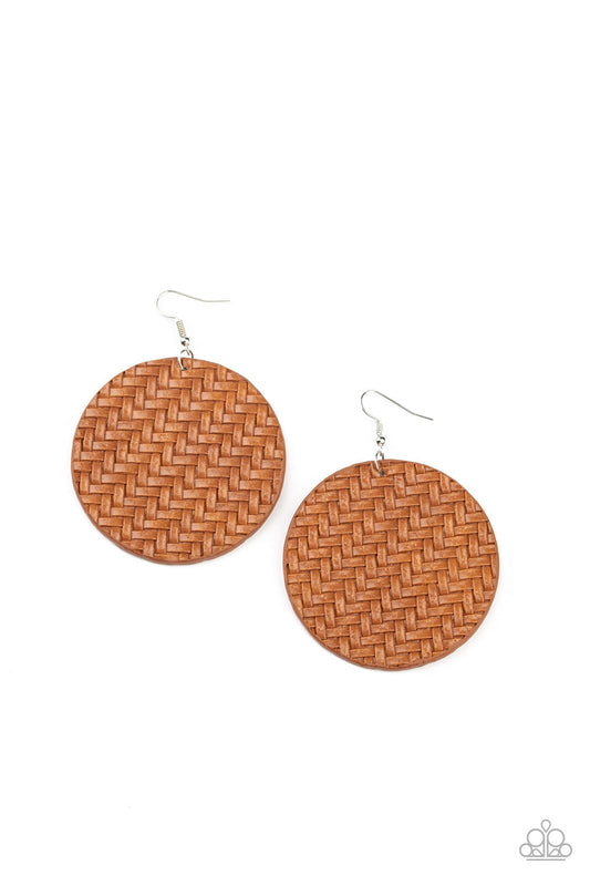 Paparazzi Plaited Plains - Brown