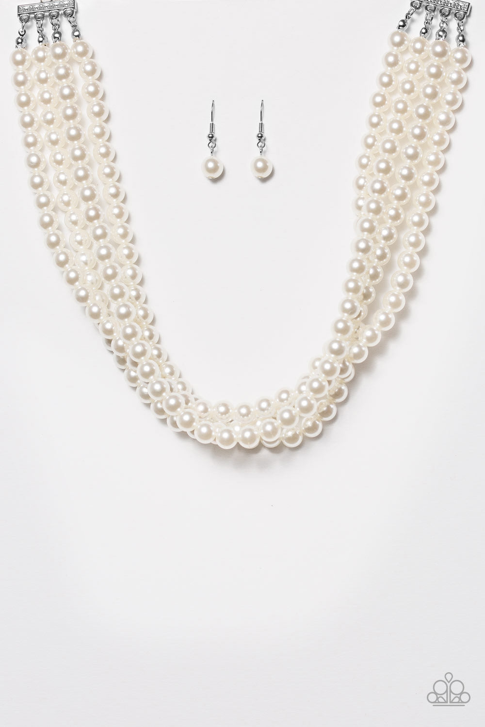 Paparazzi Vintage Romance - White Choker - Pusher P