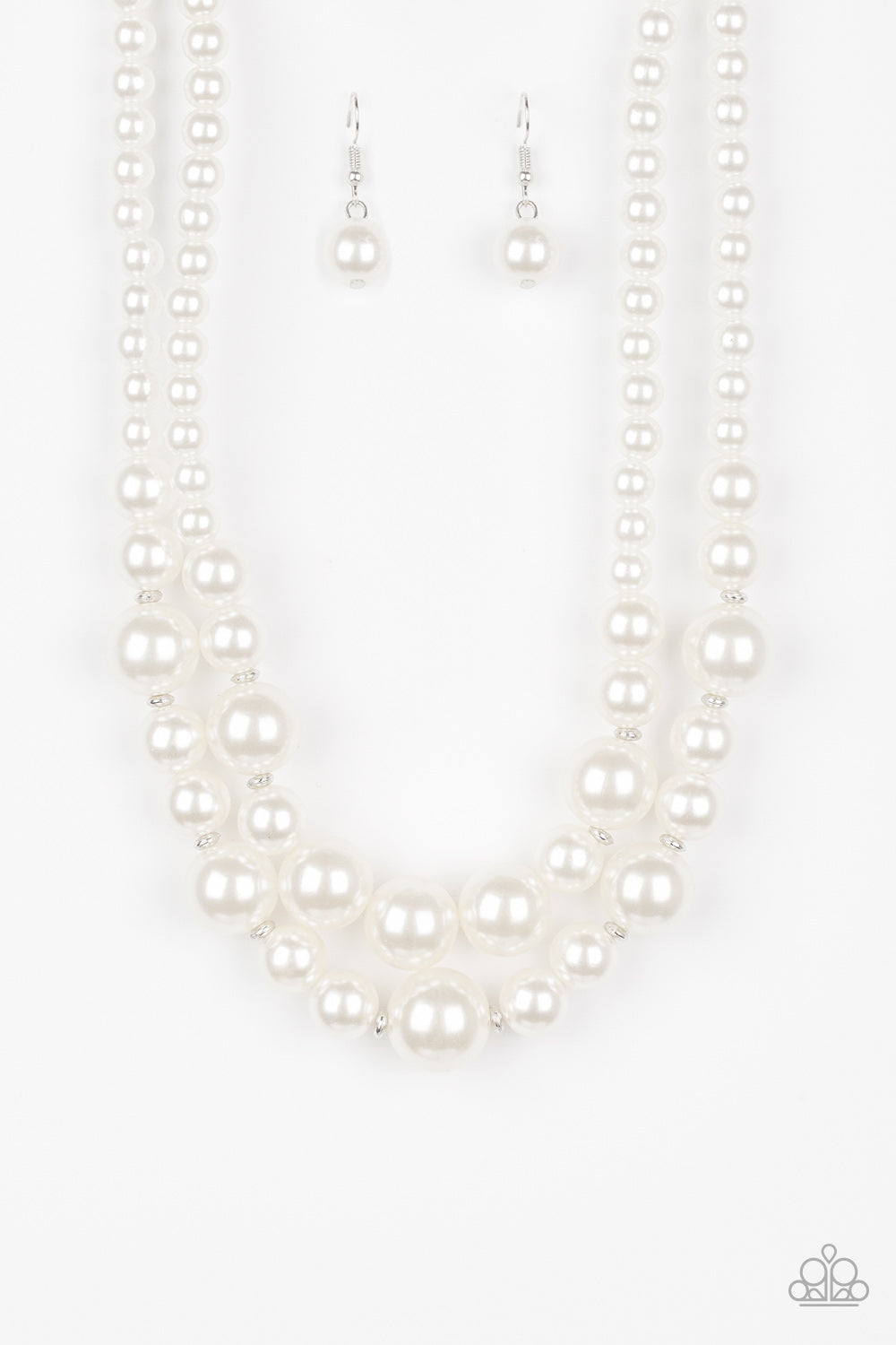 The More The Modest - White Pearl Necklace