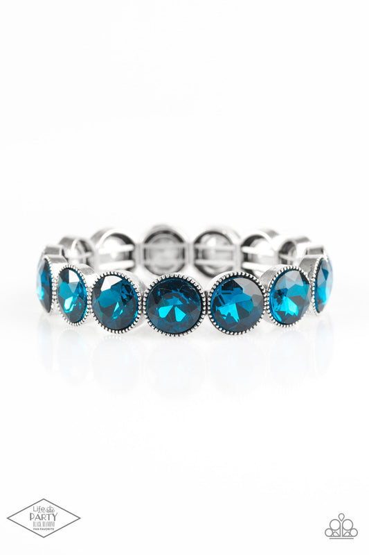 Paparazzi Number One Knockout - Blue Bracelet - Pusher P