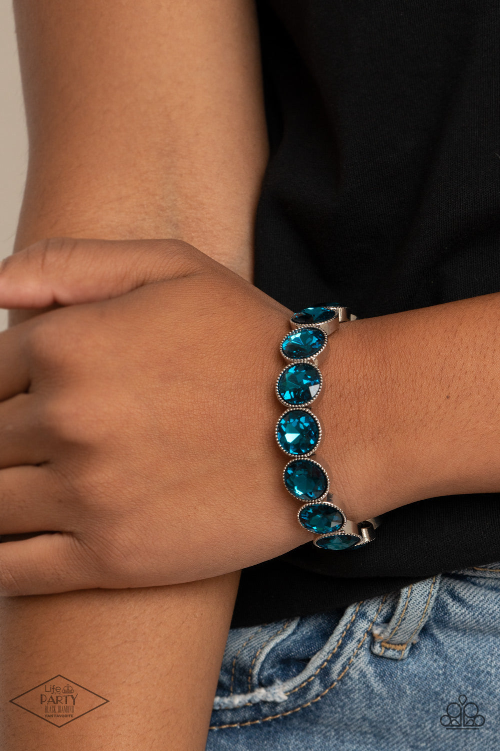 Paparazzi Number One Knockout - Blue Bracelet - Pusher P