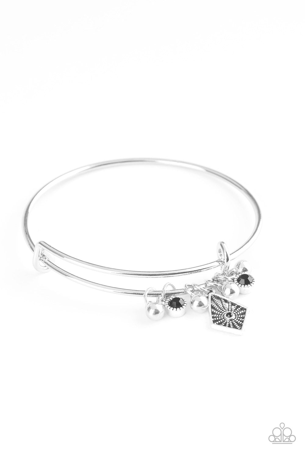 Paparazzi Treasure Charms - Black Bracelet - Pusher P