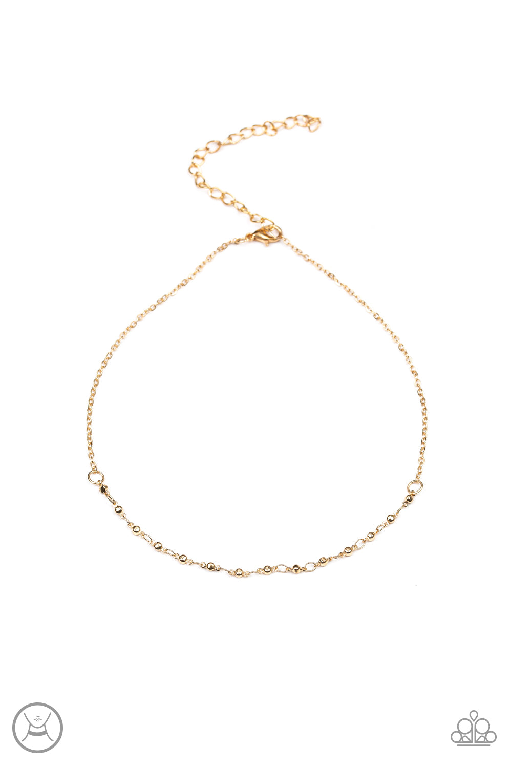 Paparazzi Take A Risk - Gold Choker - Pusher P