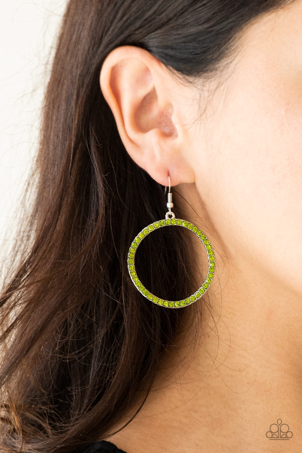Paparazzi Stoppin Traffic - Green Earrings - Pusher P