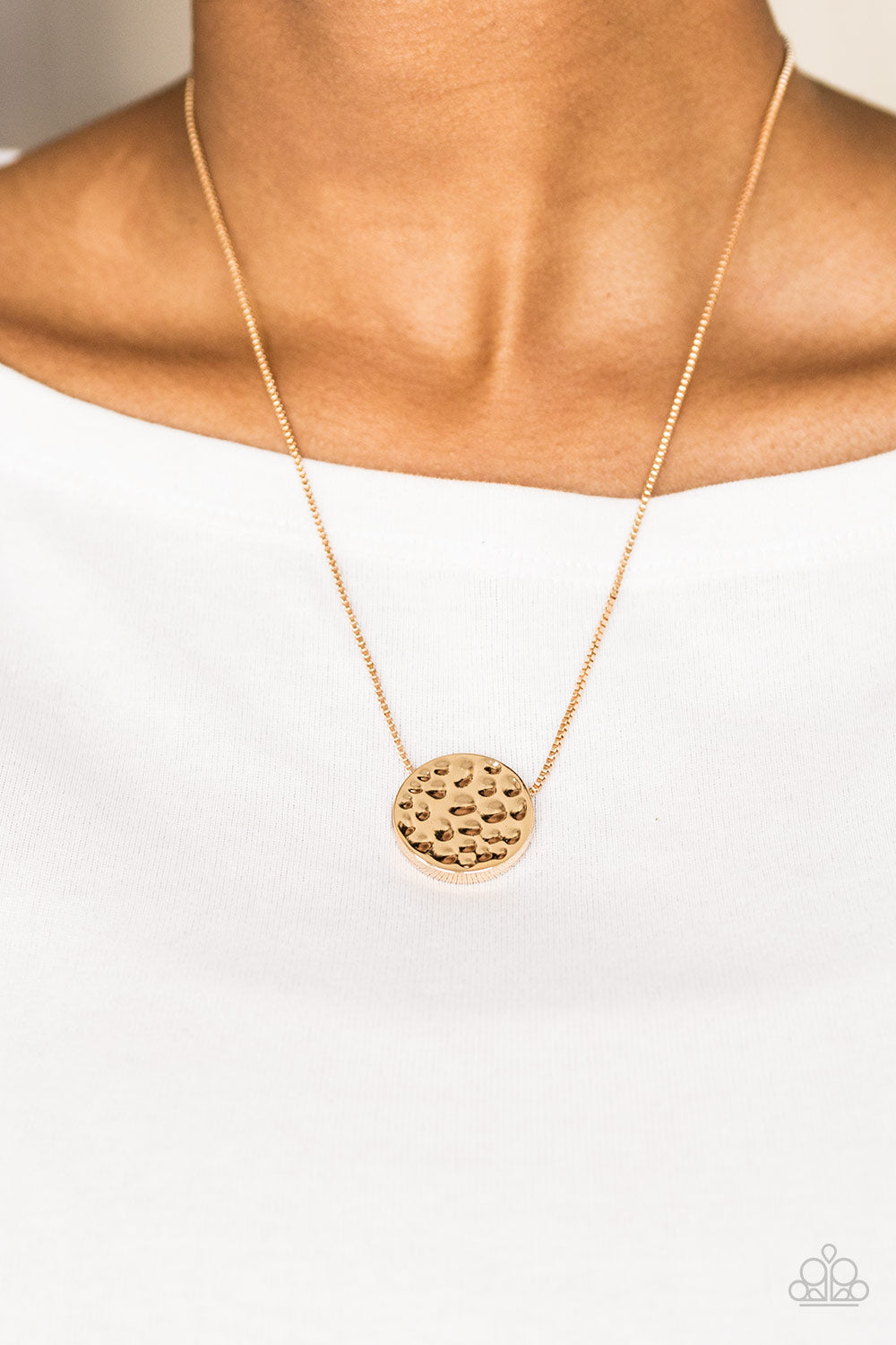 Paparazzi The BOLD Standard - Gold Necklace - Pusher P