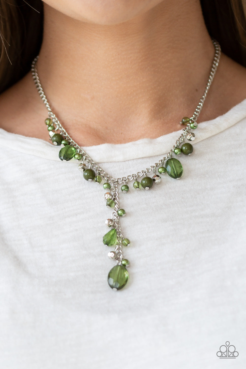 Paparazzi Crystal Couture - Green - Pusher P