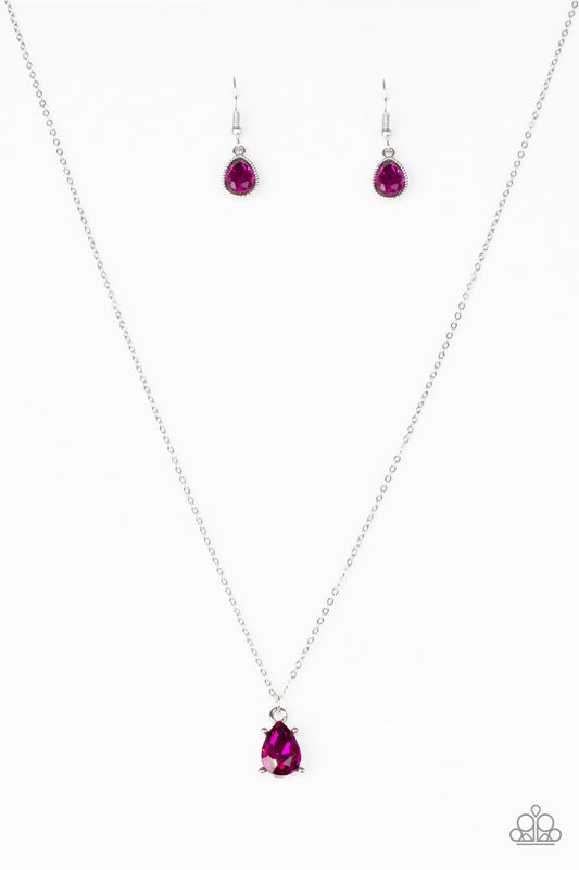 Paparazzi Classy Classicist - Pink Necklace - Pusher P