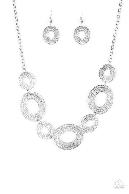 Paparazzi Basically Baltic - Silver Necklace - Pusher P
