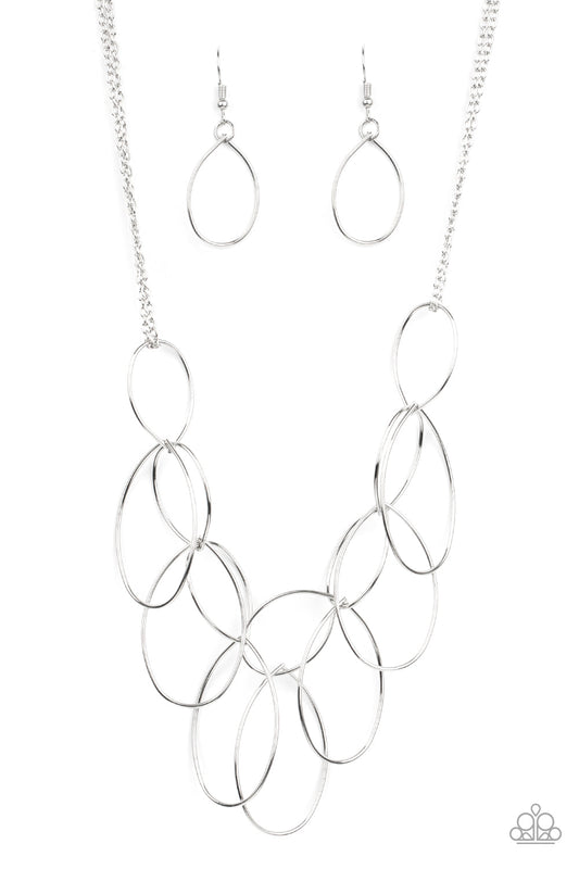 Paparazzi Top-TEAR Fashion - Silver Necklace - Pusher P