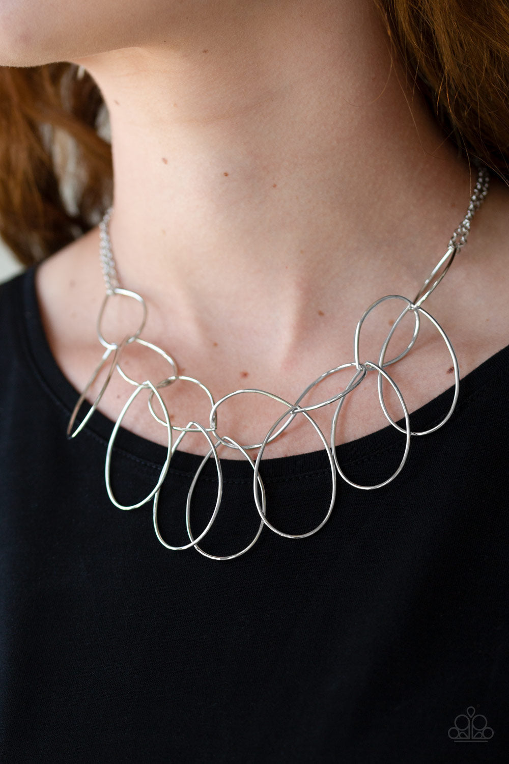 Paparazzi Top-TEAR Fashion - Silver Necklace - Pusher P