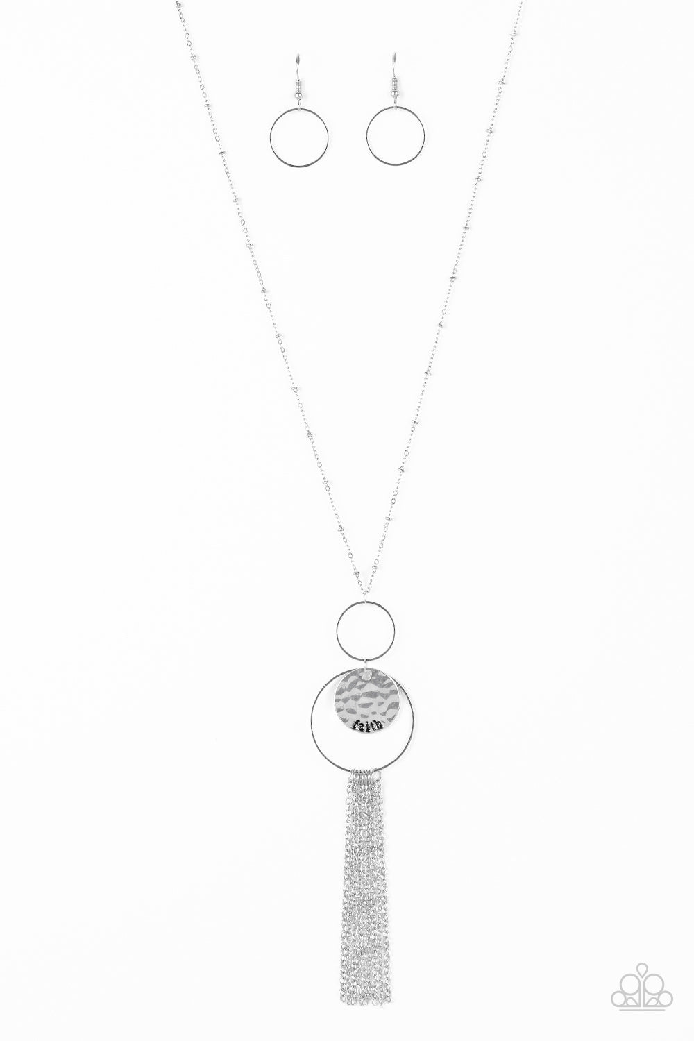 Paparazzi Faith Makes All Things Possible - Silver Necklace - Pusher P