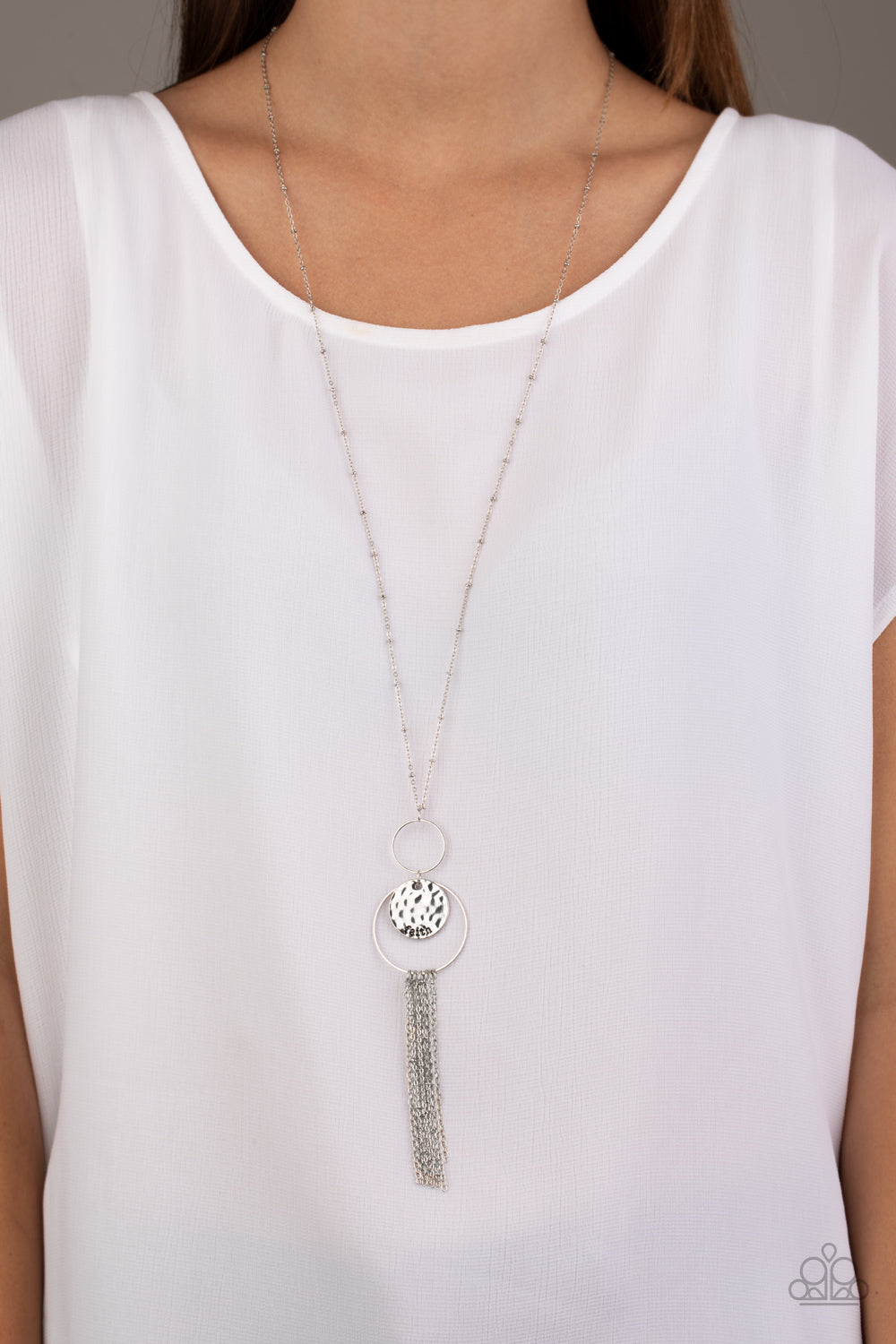 Paparazzi Faith Makes All Things Possible - Silver Necklace - Pusher P