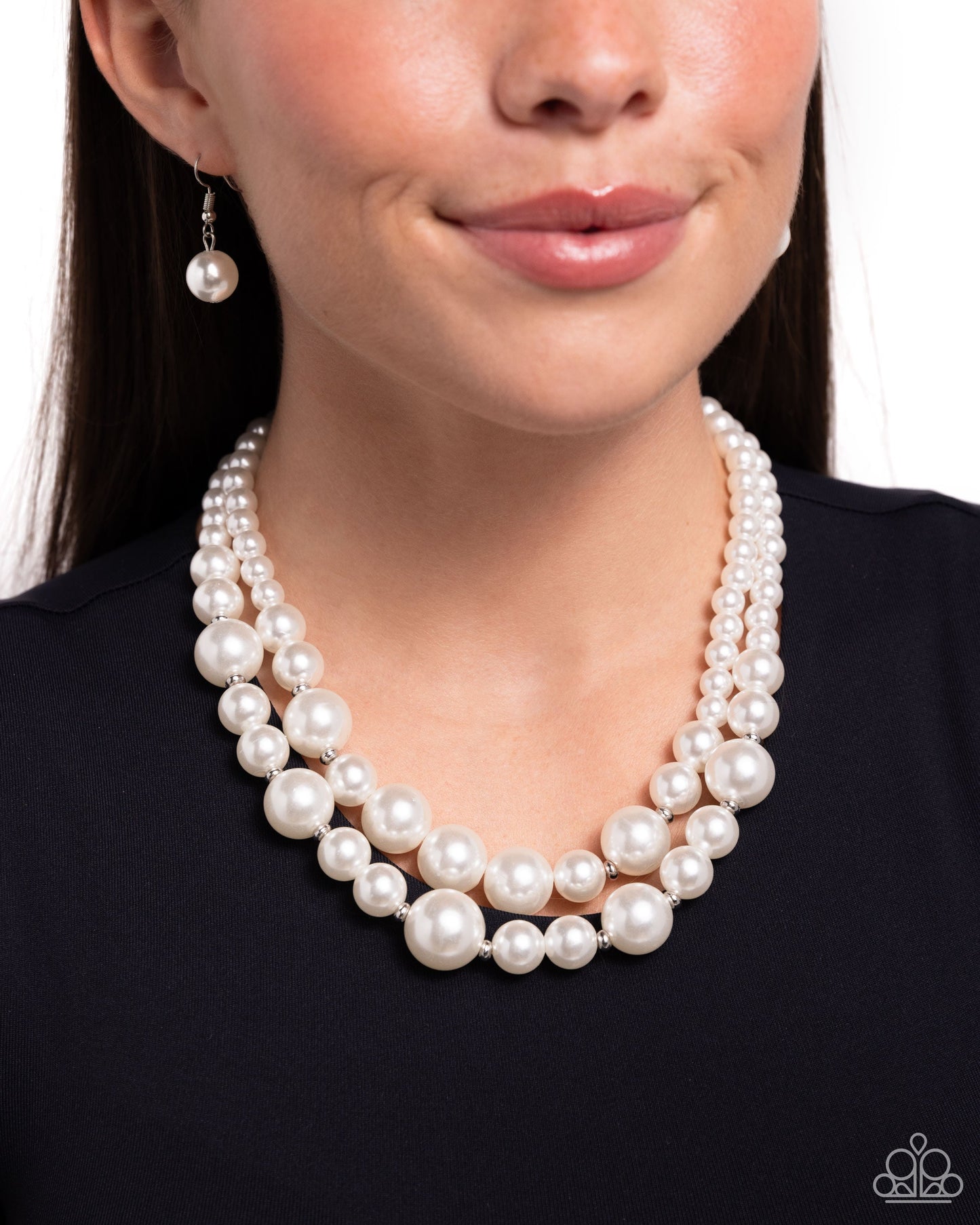 The More The Modest - White Pearl Necklace