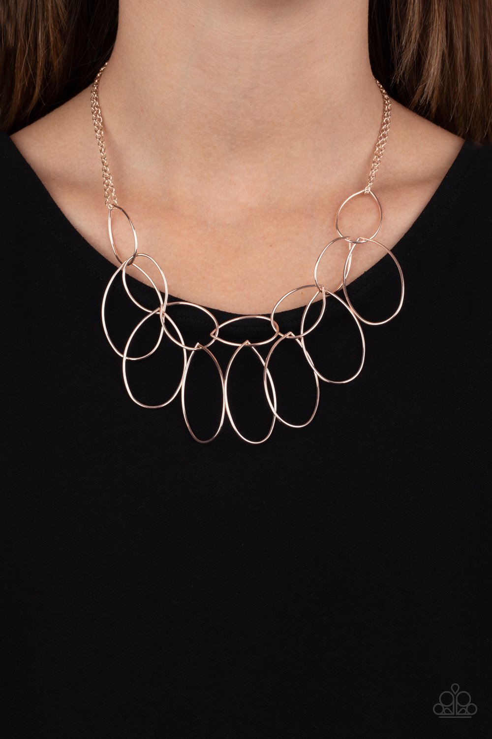 Paparazzi Top-TEAR Fashion - Rose Gold Necklace - Pusher P