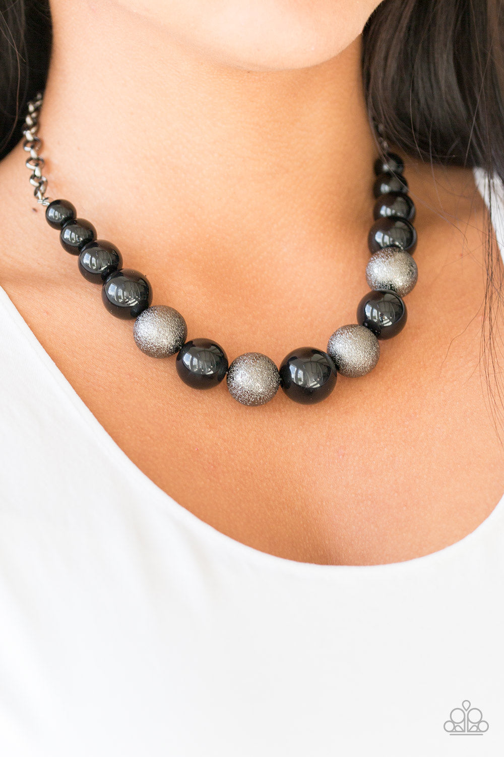 Paparazzi Color Me CEO - Black Necklace - Pusher P