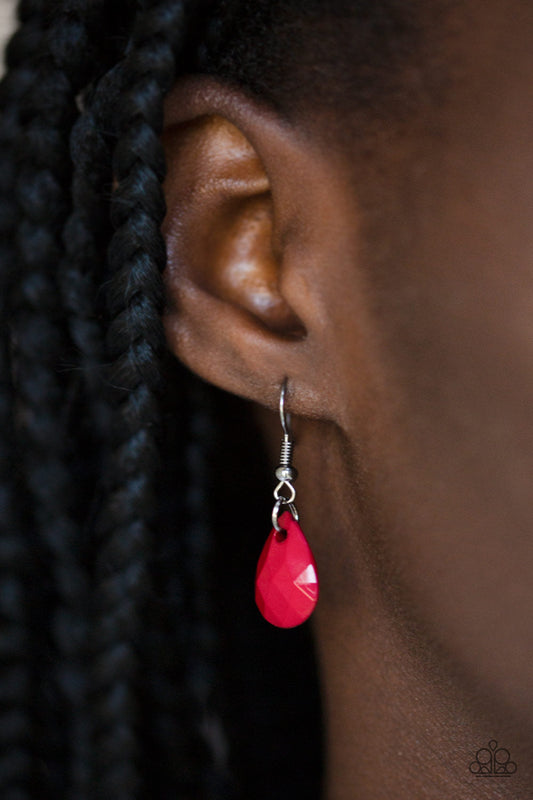 Paparazzi Hurricane Season - Red Necklace - Pusher P