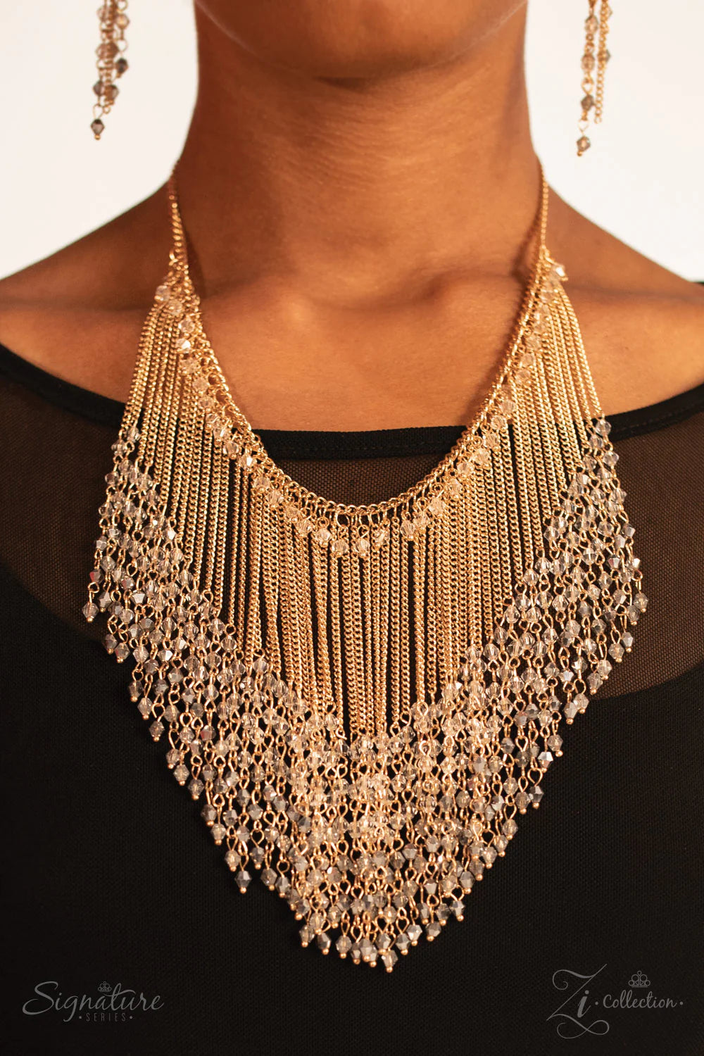 The Donnalee Necklace - Gold Zi Collection | Paparazzi Accessories