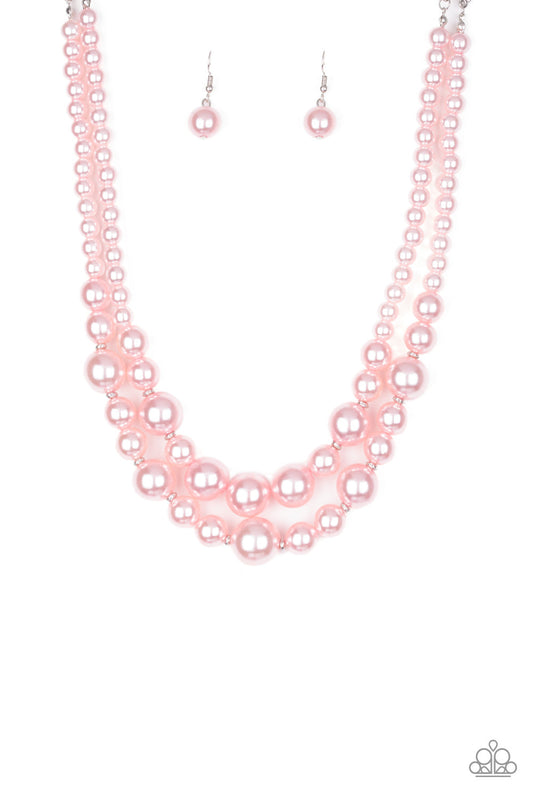Paparazzi The More The Modest - Pink Necklace - Pusher P